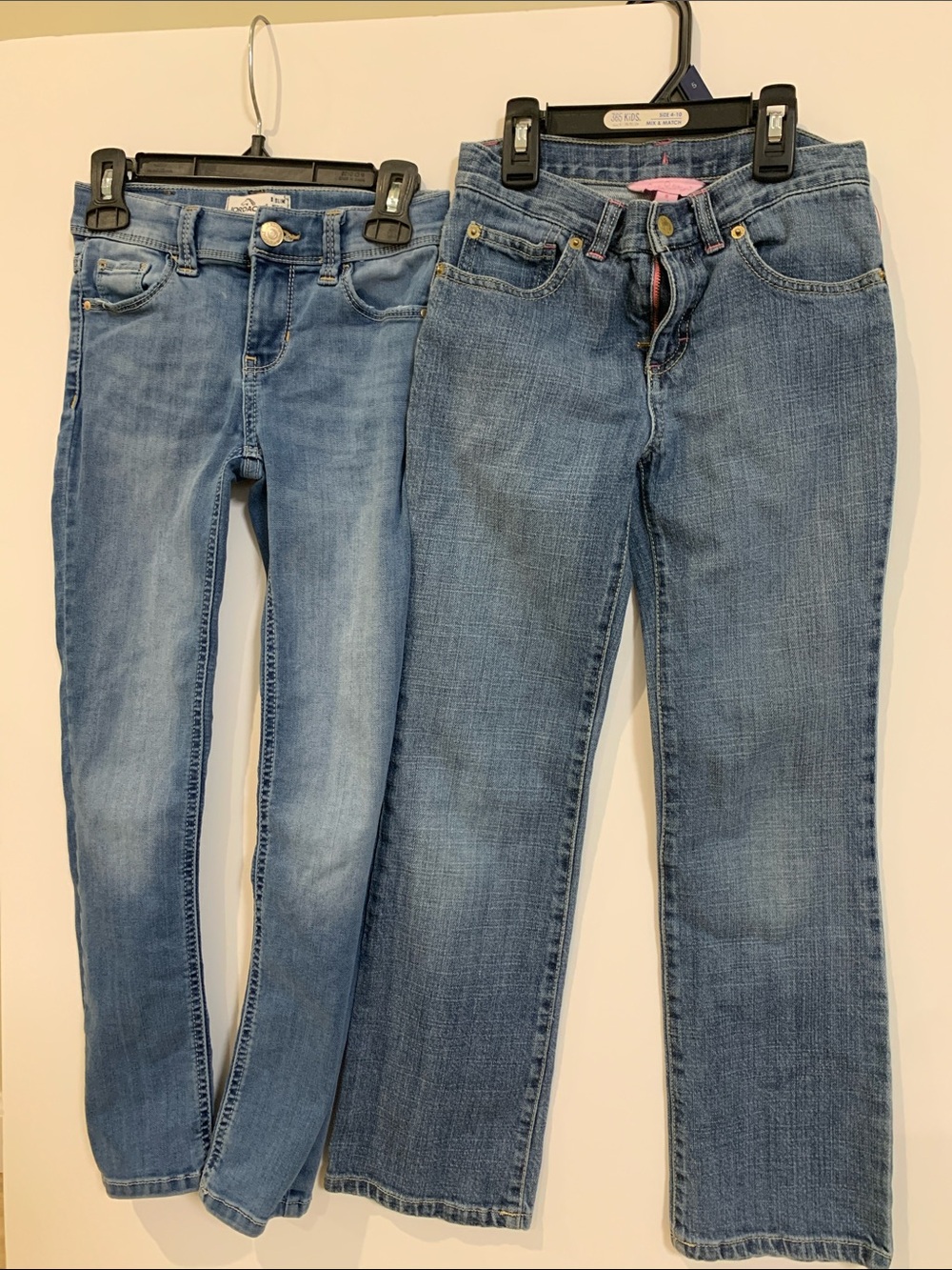 2 Girls Blue Denim Jeans - Classic Straight & Slim Styles